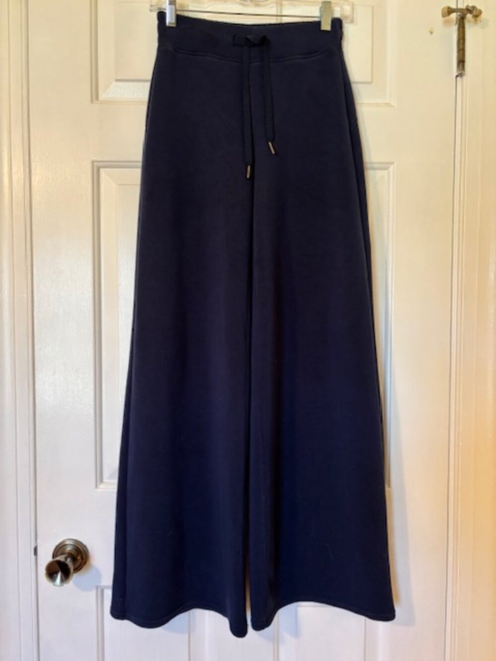Spanx Air Essentials Wide Leg Pants in Navy Blue Women's Size XS